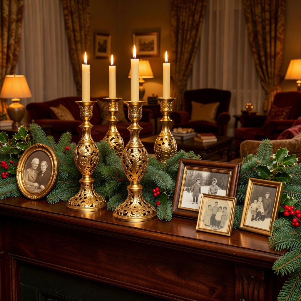 Portavelas Ornamentado